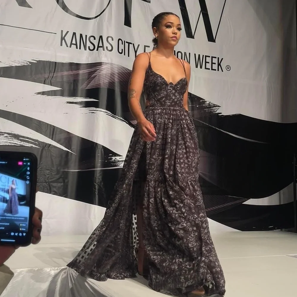 Lucia’s Sarto black brown dress corset backless size small - Picture 9 of 16